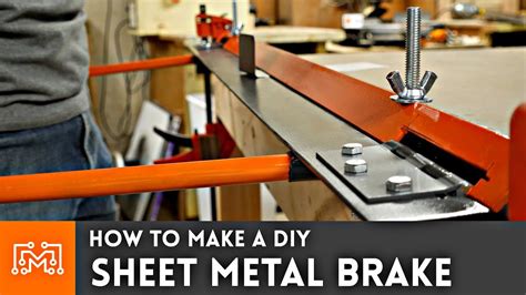 build sheet metal brake|homemade sheet metal brake.